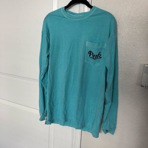 VS PINK Blue Long Sleeve